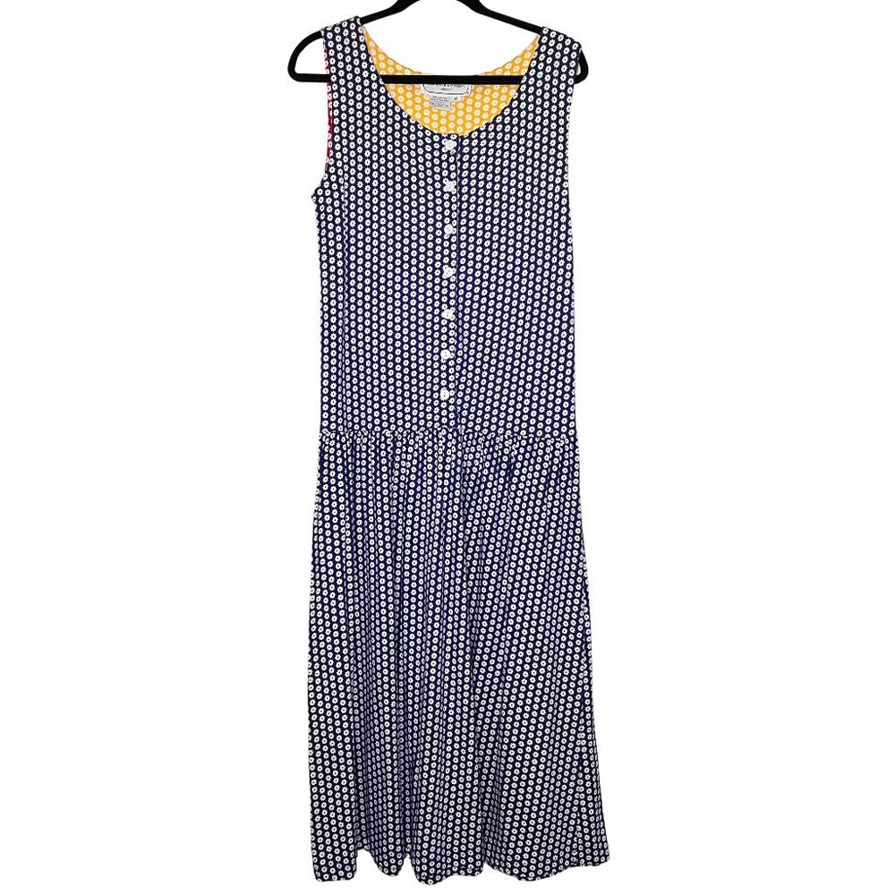 RARE VINTAGE Adrienne Vittadaini‎ Sport Drop-Waist Maxi Dress